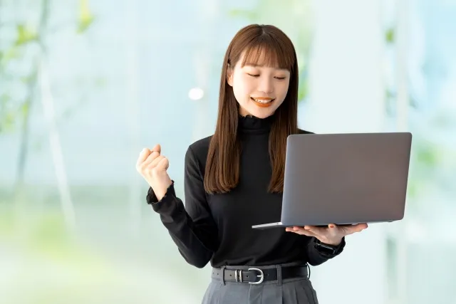 自信に満ちた女性